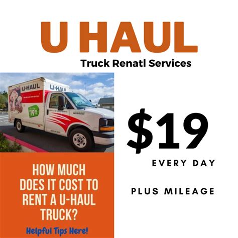 UHaul Rates and Prices