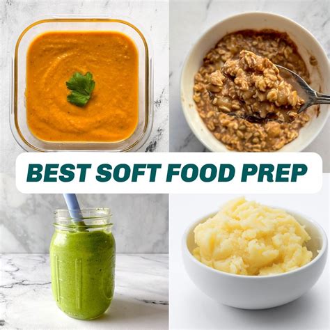 List Of Soft Foods