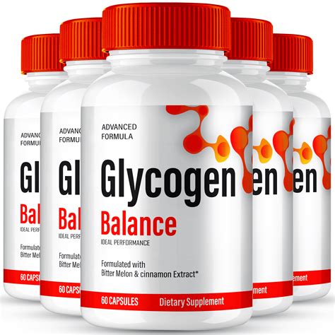 Glycogen Balance Advanced Blood Formula Capsules, Glycogen Blood Balance Supplement Pills ...