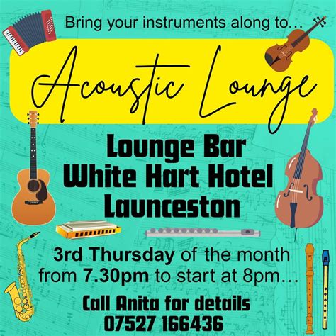 Acoustic Lounge , The White Hart Hotel Launceston, 21 August 2025 ...