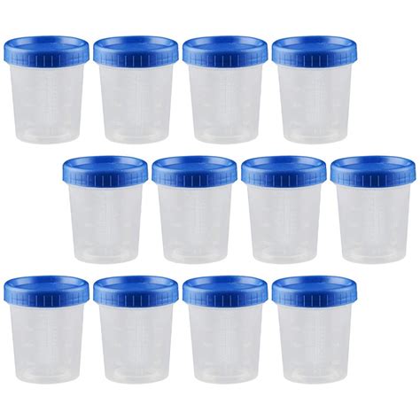 Buy 25pcs Blue Lid Measuring Cup Pp Jar 2oz Medical Online at ...