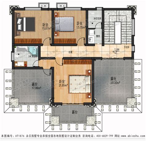 LT075现代美式自建别墅，外观布局绝绝子 - 农村自建房效果图热门推荐_自建别墅效果图_农村建别墅就找蓝天筑业