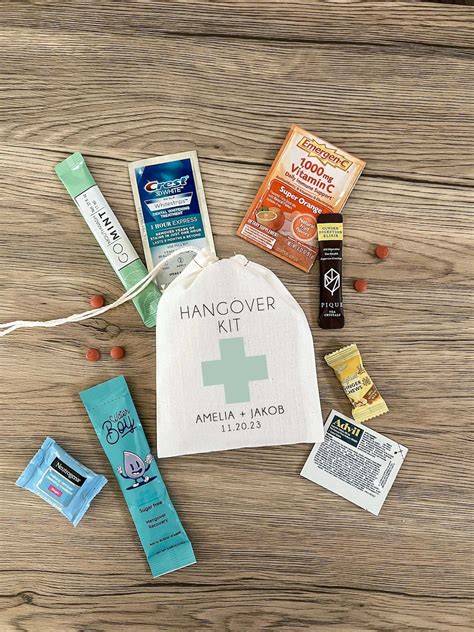 Hangover Kit Bachelorette Party Wedding Favor Bags - Etsy