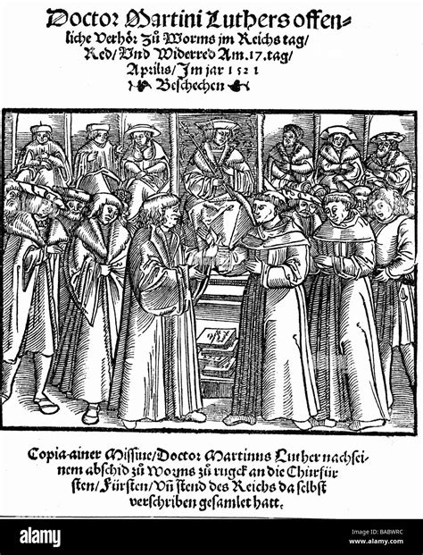 Martin luther the diet of worms hi-res stock photography and images - Alamy