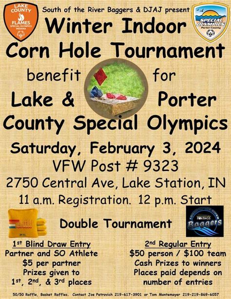 Winter Cornhole Tournament for Special Olympics Lake & Porter Counties ...
