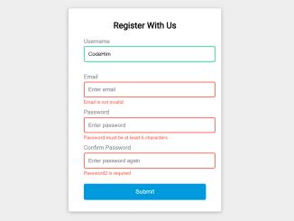Image result for Form Validation in JavaScript without Alert