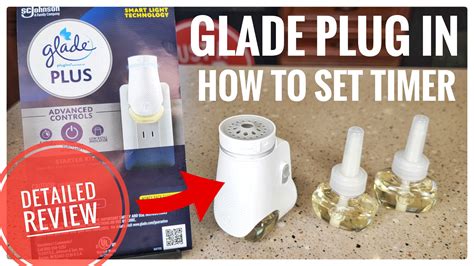 Watch Glad Plug In Plus Air Freshener Review & How To Set Timer on ...