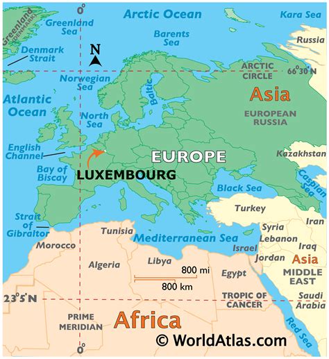 Luxembourg Map / Geography of Luxembourg / Map of Luxembourg - Worldatlas.com