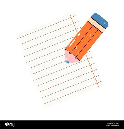 Pencil And Lined Paper