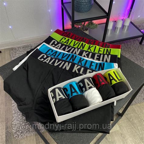 Мужское нижнее белье Calvin Klein Набор трусов 5 штук + набор носков 8 ...