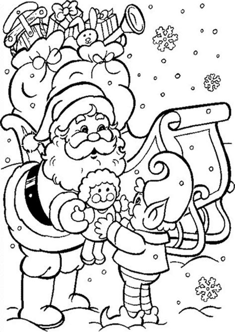 Free Printable Santa Coloring Pages For Kids - Tulamama