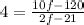 1.Find the missing frequency f, if the mode of the given data is ...