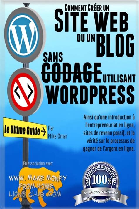 Buy Comment Creer un Site Web ou un Blog Avec Wordpress Sans Codage ...