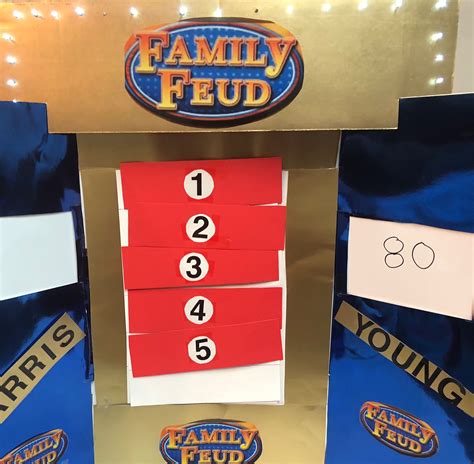 DIY Family Feud game board | Family feud game, Board games diy, Diy games