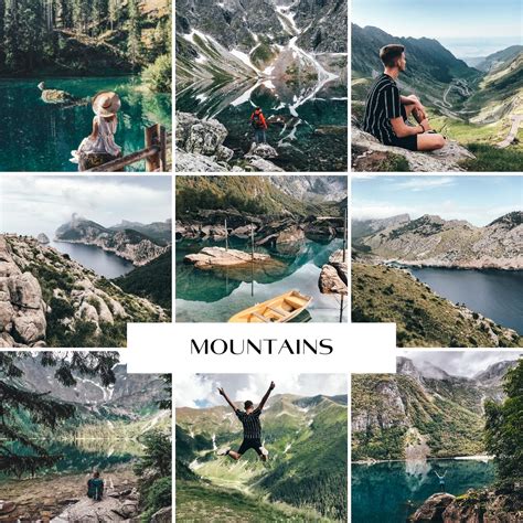 Lightroom Presets for Mountains - filtry do zdjęć w górach - Foto-Filtry.pl