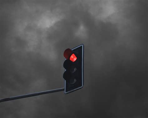 Download wallpaper 1280x1024 traffic light, light, red, minimalism ...