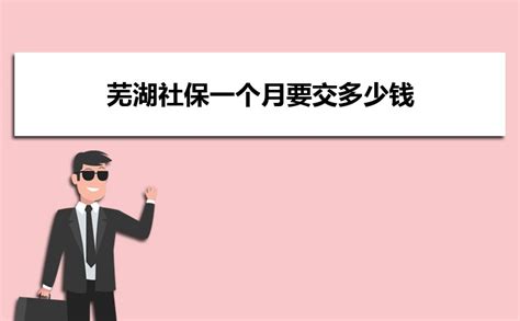 2023年芜湖社保一个月要交多少钱,个人和公司缴纳比例_高考知识网
