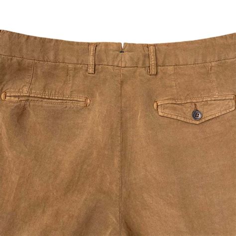 Fresh Lyocell Linen One Pleat Chino Pants - Cumin | Garmentory