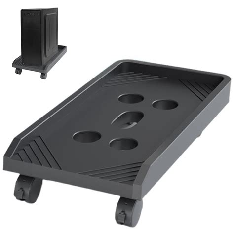 Buy Gluckluz Computer Tower Stand Mobile CPU Holder CPU Stand Cart PC ...