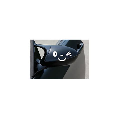JS Artworks Side View Mirror Winking Smile face | Ubuy India