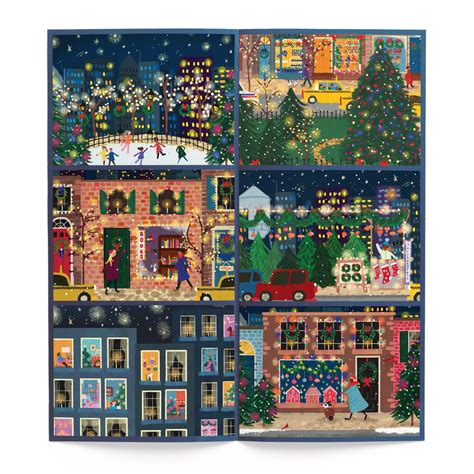 Joy Laforme Winter Lights 12 Days of Puzzles Holiday Countdown – Galison