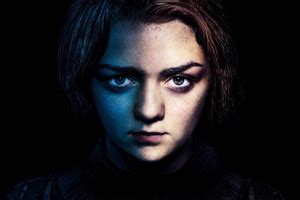 Eureka Designs Arya Stark Blue Light Paper Print Paper Print - TV ...