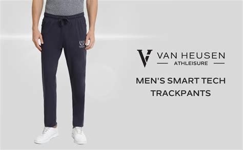 Van Heusen Men Sport Smart Tech Regular Fit Trackpants - Easy Stain ...