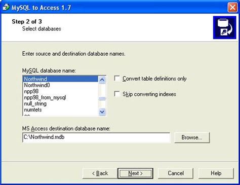 Image result for Transfer Access Database to MySQL