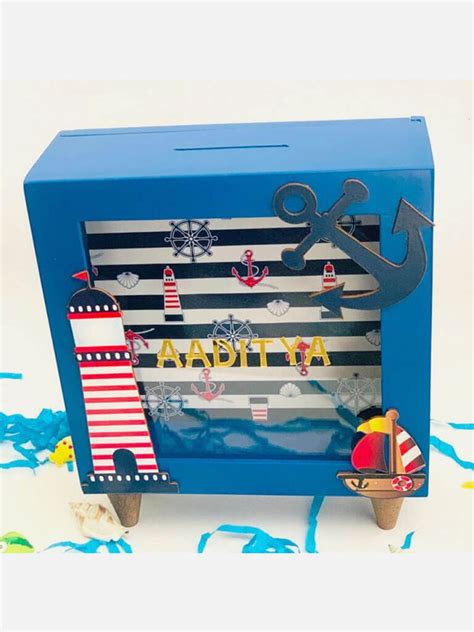 Nautical Piggy Bank - Little Surprise Box