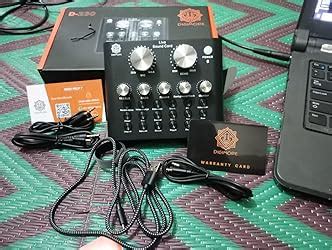 Digimore 48V Phantom Power Professional Live Sound Card for Home ...