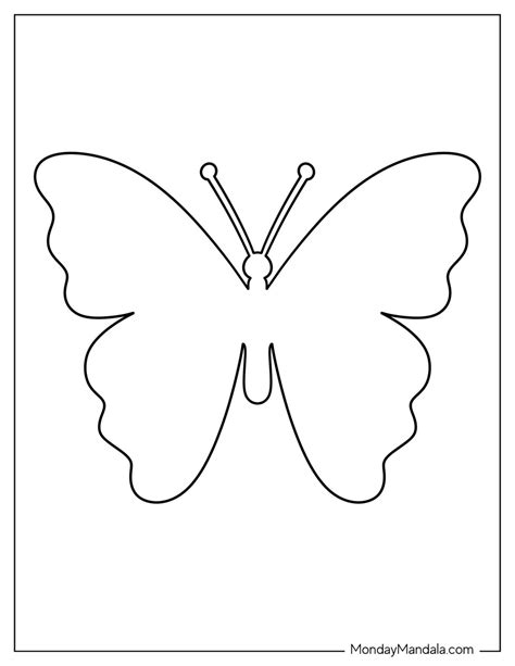 Easy Butterfly Stencil