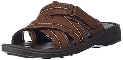 Buy Bata mens Dobby Mule 9 UK Brown Slipper 8714743 at Amazon.in