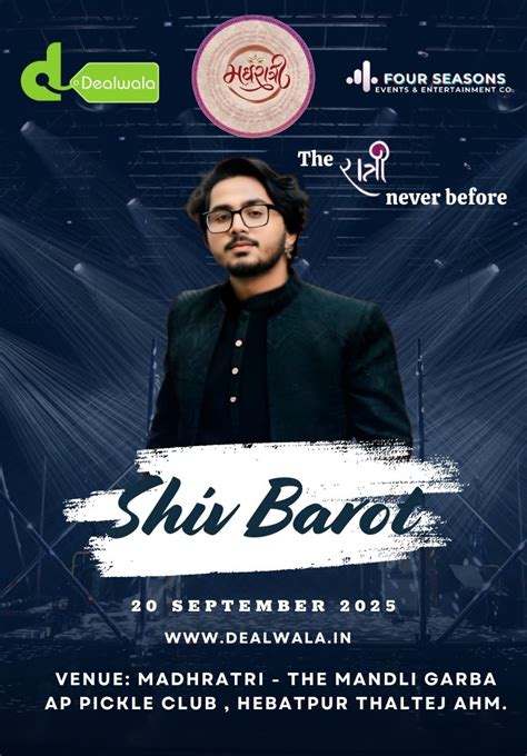 Madhratri Pre-Navratri with Shiv Barot, Madhratri - The Mandli Garba ...