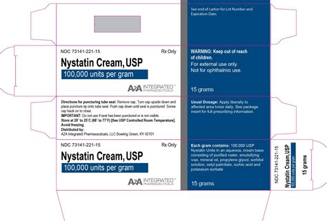 Nystatin Cream: Package Insert - Drugs.com