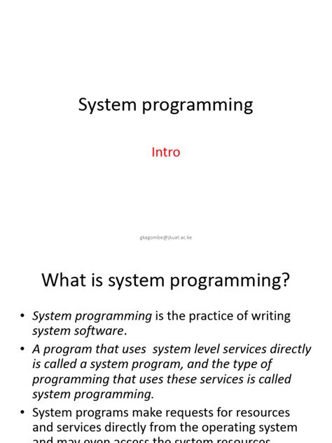 Image result for System Programming Lecture Notes PDF