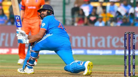 Men's ODI WC: Rohit Sharma creates record for most ODI sixes in a ...