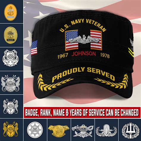 Navy Badge, American By Birth, Veteran By Choice – Military Cap – Proud ...