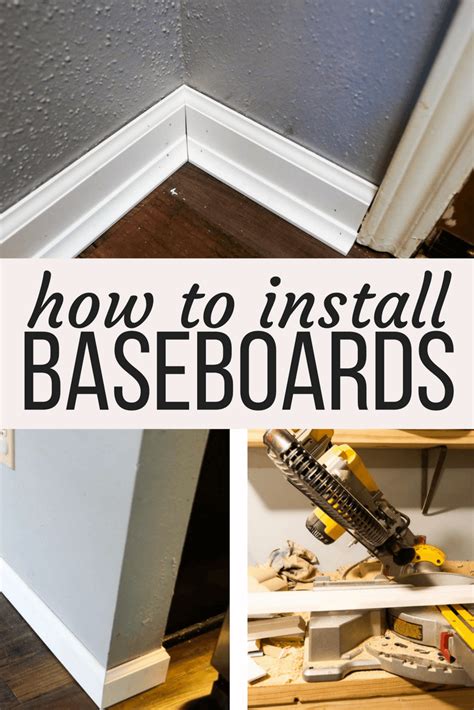 Image result for How to Install PVC Baseboard