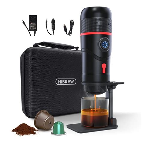 Buy HiBREW 3-in-1 Portable Espresso Maker for Car, Nes* Original/DG* Pod/Ground Coffee ...