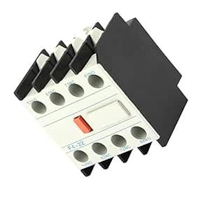 2 NO 2 NC Auxiliary Contact, Block Fit AC LADN22, Light Weight for Cjx2 ...