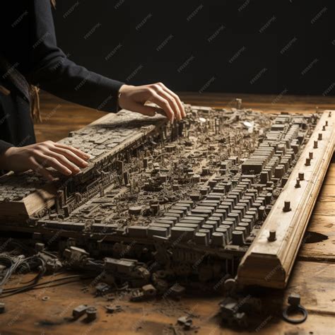 Premium AI Image | Worlds first discovered keyboard image Generative AI