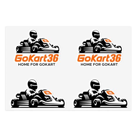 GoKart36 Stickers Set - GoKart36