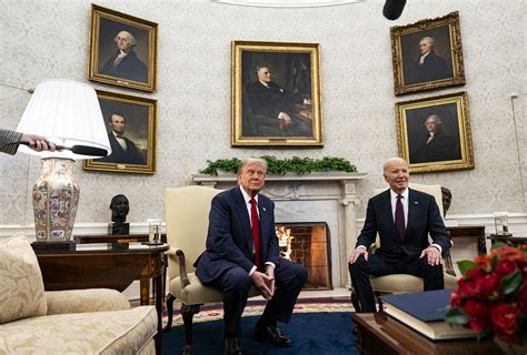 Trump and Biden both call for smooth transition in historic Oval Office ...