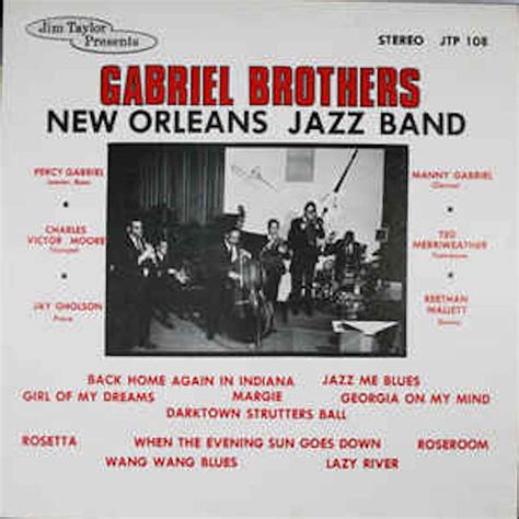 ‎Gabriel Brothers New Orleans Jazz Band — álbum de Percy Gabriel ...