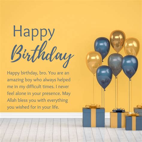 90+ Islamic Birthday Wishes For Brother : Quotes, Messages, Card, Status And Images - The ...