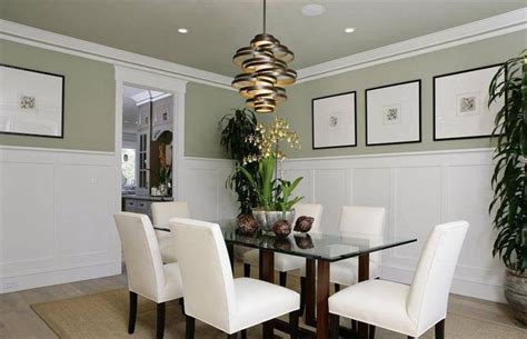 dining room with beadboard