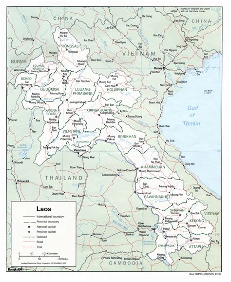 Maps of Laos | Map Library | Maps of the World