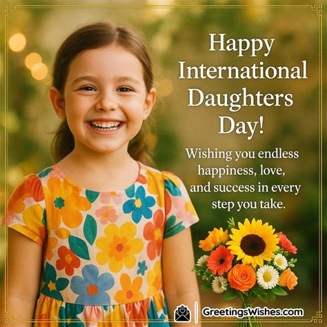 International Daughters Day Wishes and Messages (4th Sunday Of ...