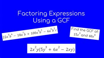 Factoring Using GCF Solver 的图像结果