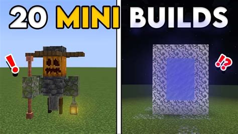 Image result for Minecraft Mini-Builds Showcase
